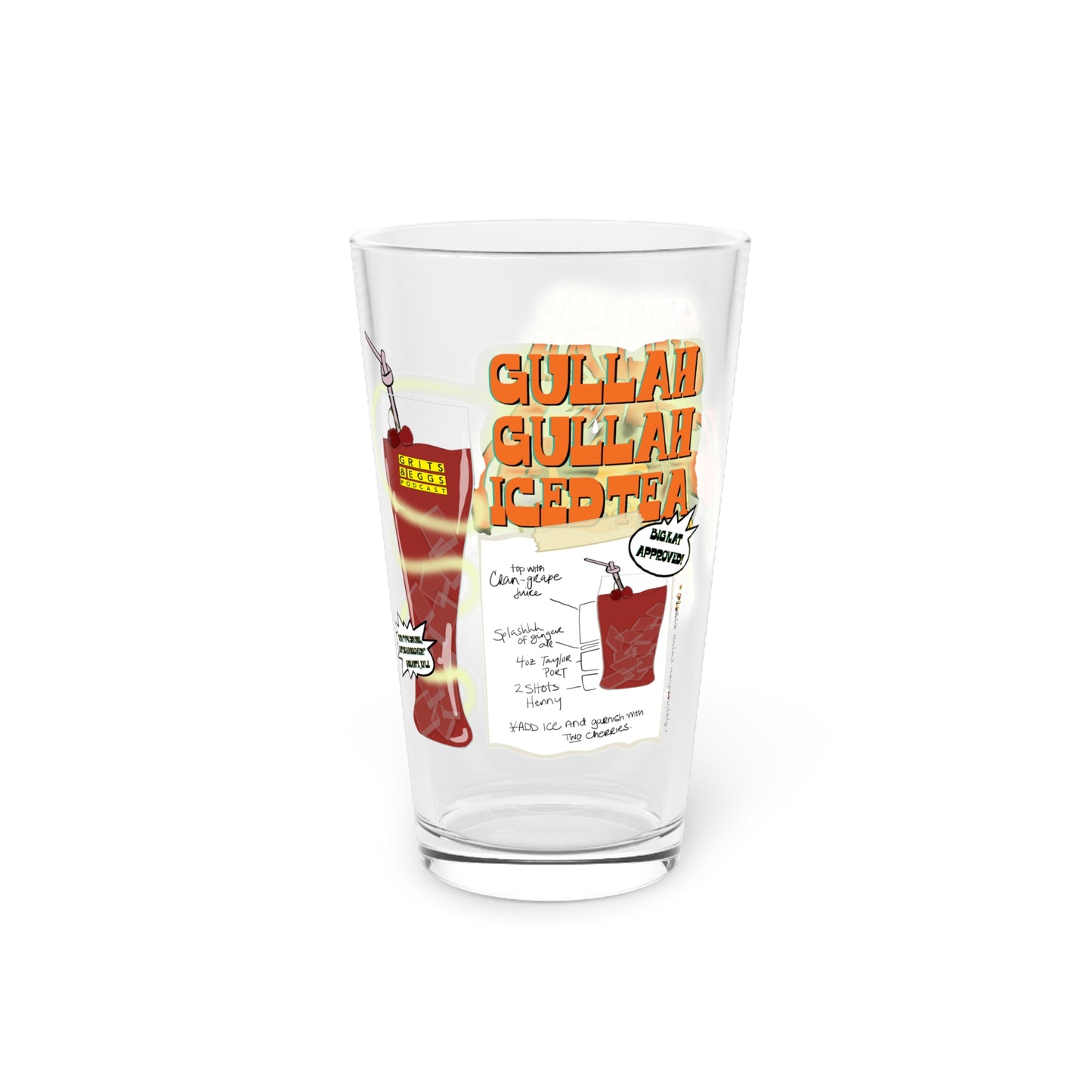 Gullah Gullah Iced Tea - 16oz Pint Glass