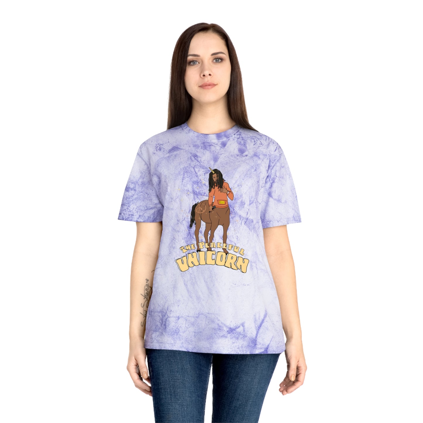 Peaceful Unicorn - Color Blast Tee