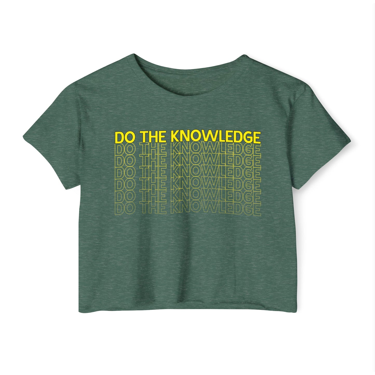 Do The Knowledge - Crop Top