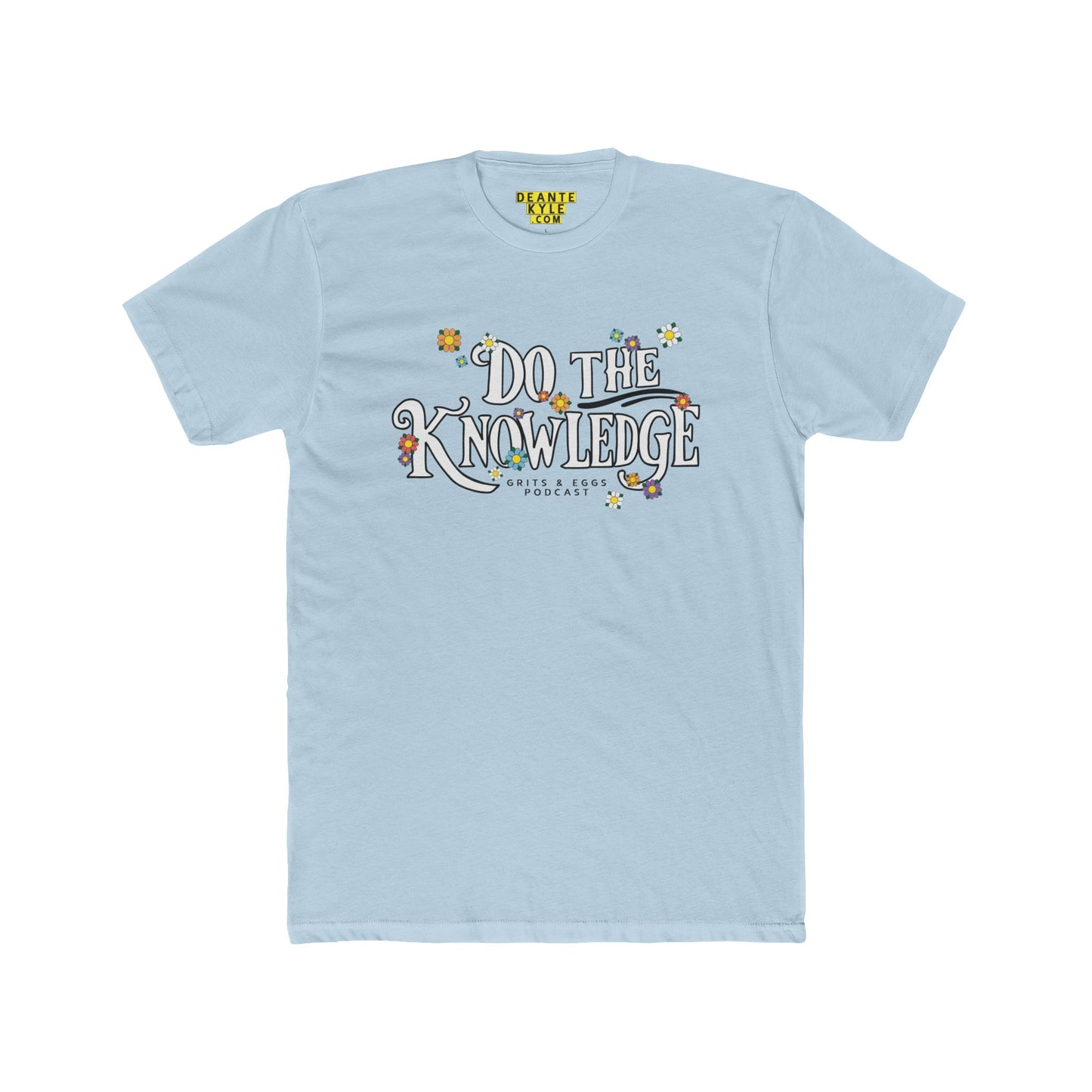 Do The Knowledge -  White Bloom Tee