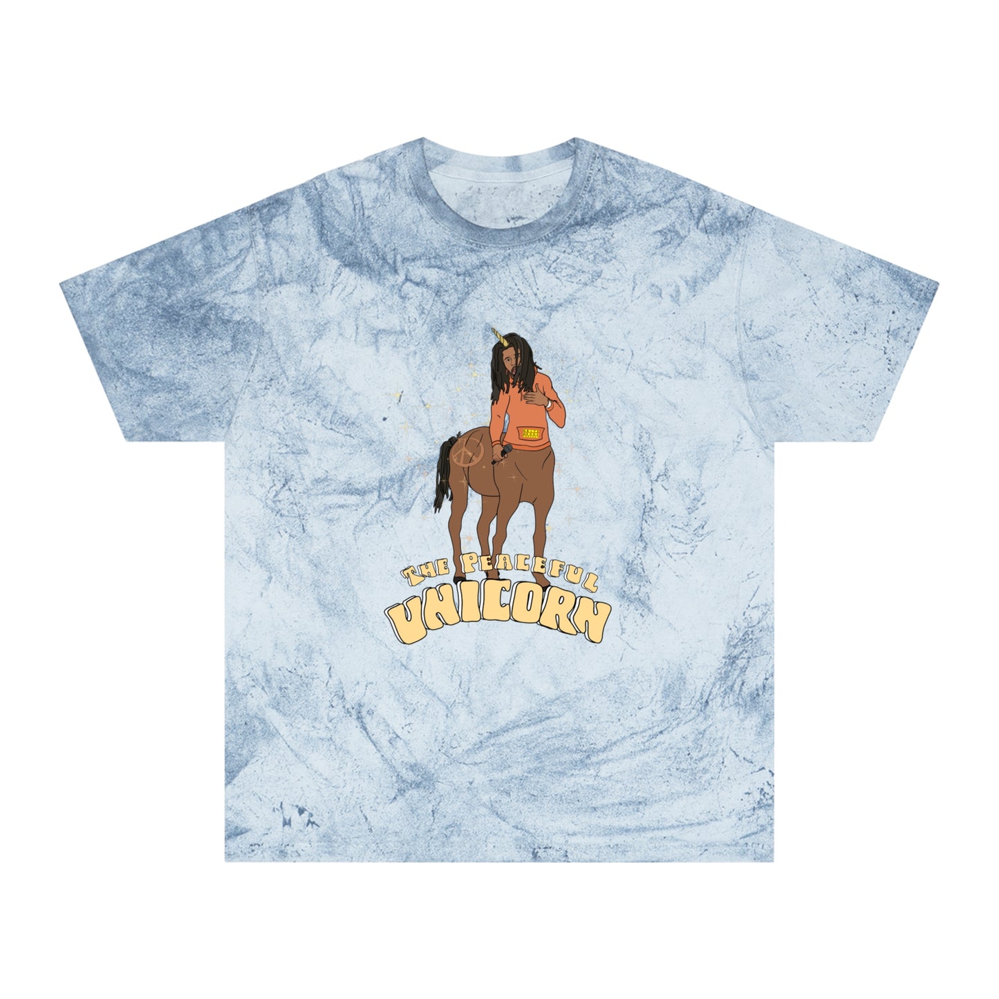 Peaceful Unicorn - Color Blast Tee