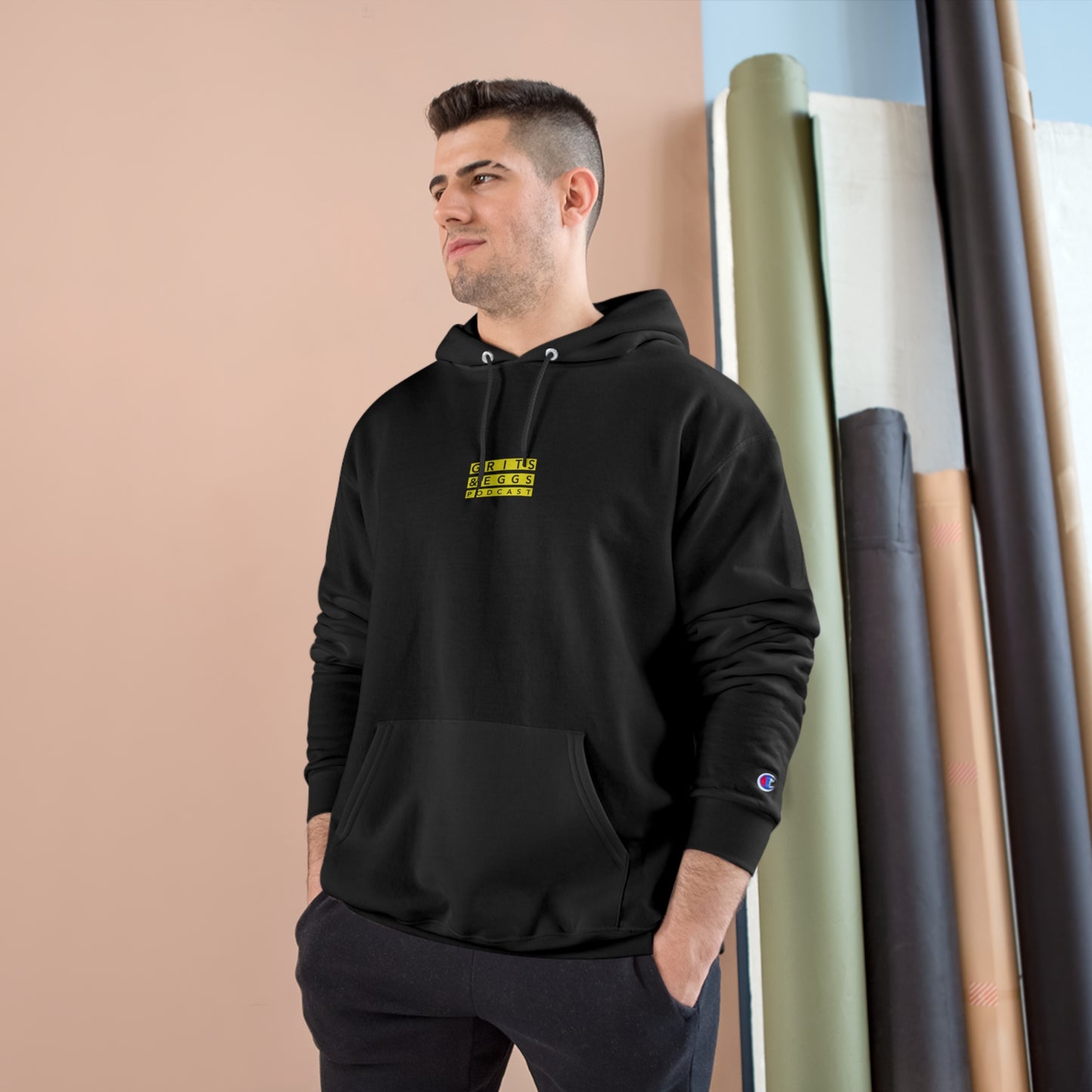 Signature G&E Logo - Champion Hoodie