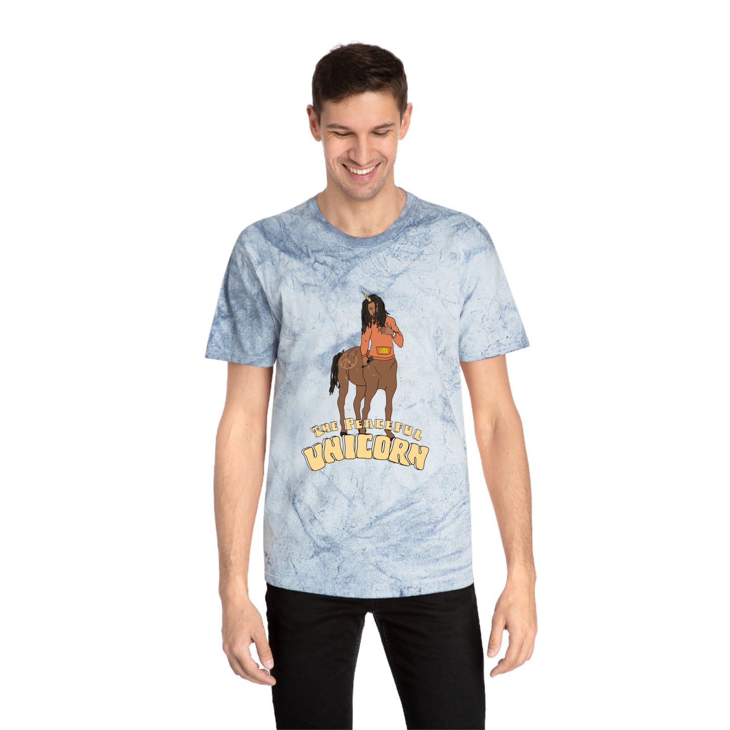 Peaceful Unicorn - Color Blast Tee