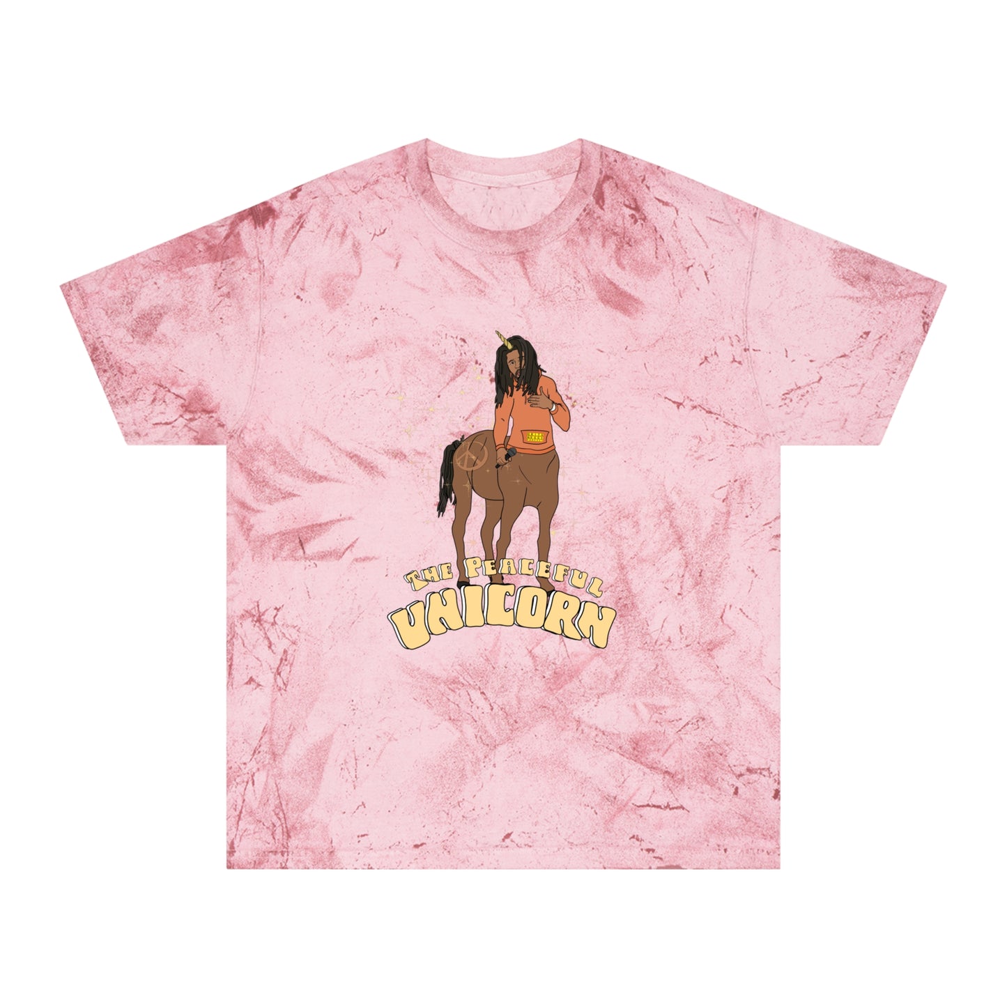 Peaceful Unicorn - Color Blast Tee