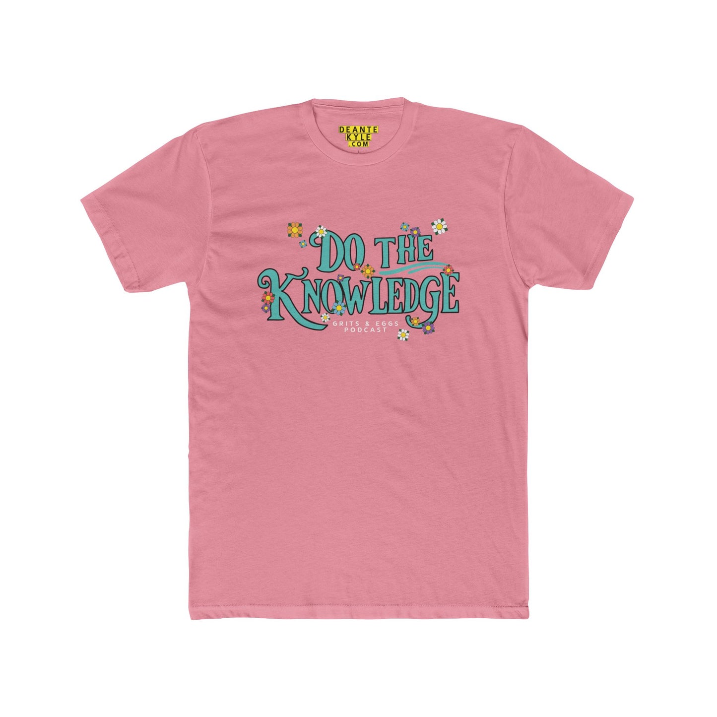 Do The Knowledge -  Teal Bloom Tee