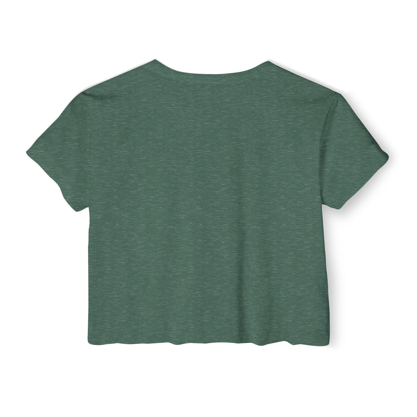 Do The Knowledge - Teal Bloom Crop Top