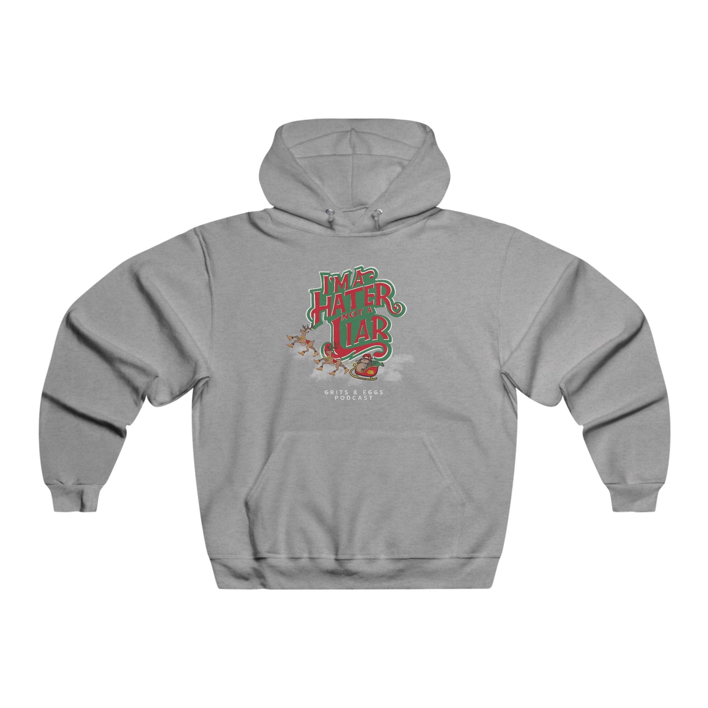 Holiday Edition Big Kat Sleigh I'ma Hater - Midweight Hoodie