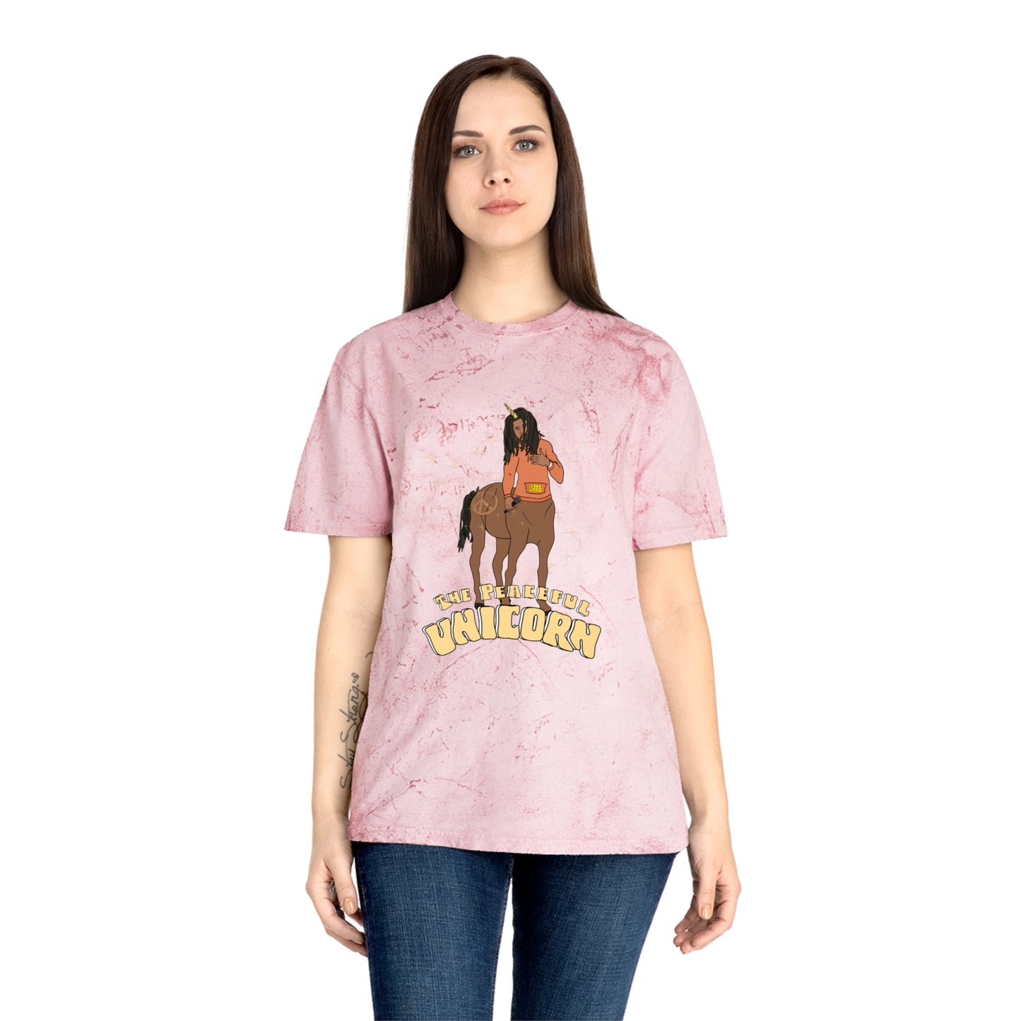 Peaceful Unicorn - Color Blast Tee