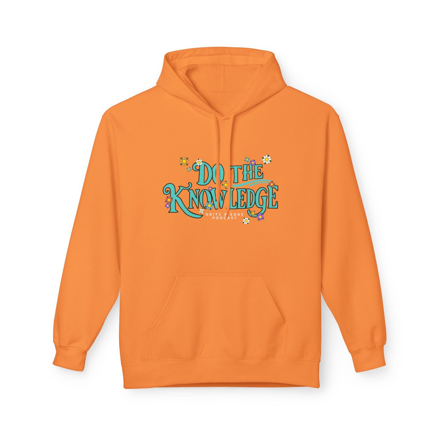 Do The Knowledge - Teal Bloom Mid-weight Hoodie