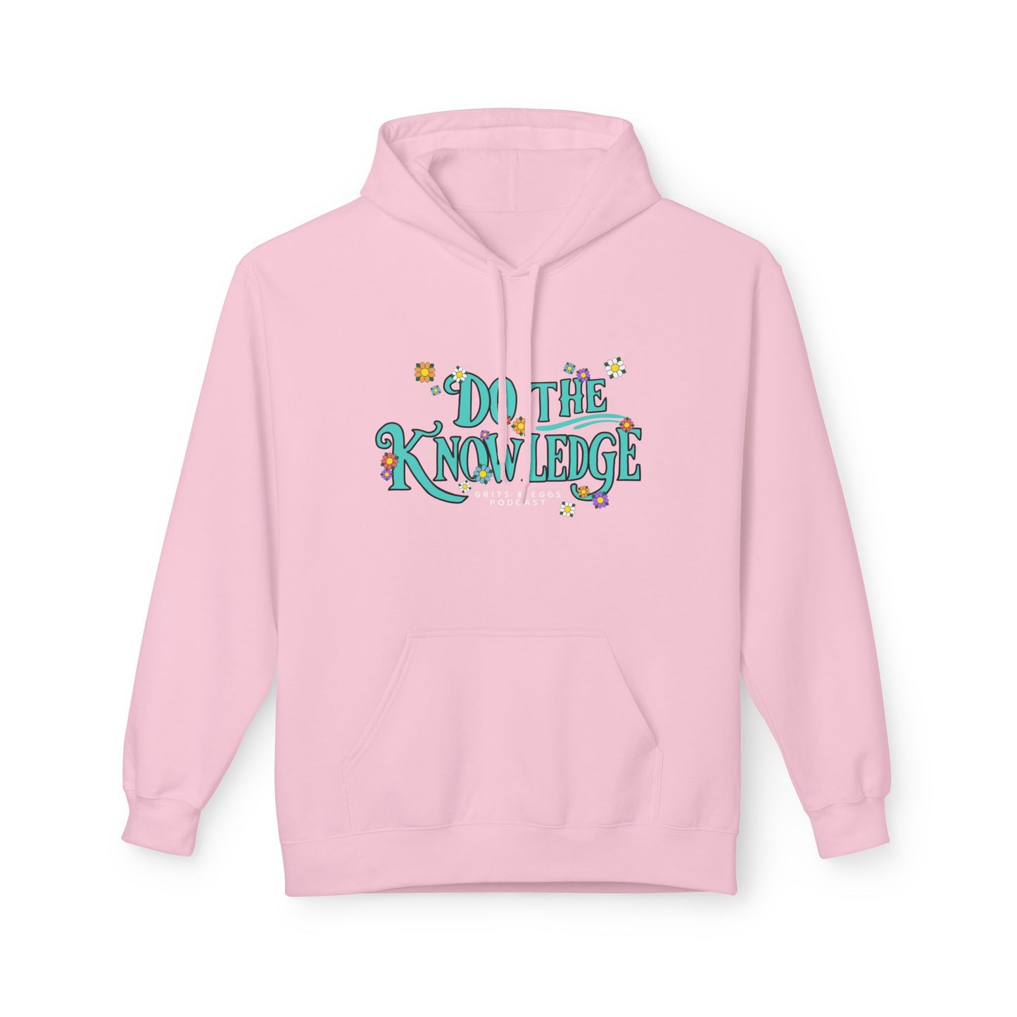 Do The Knowledge - Teal Bloom Mid-weight Hoodie