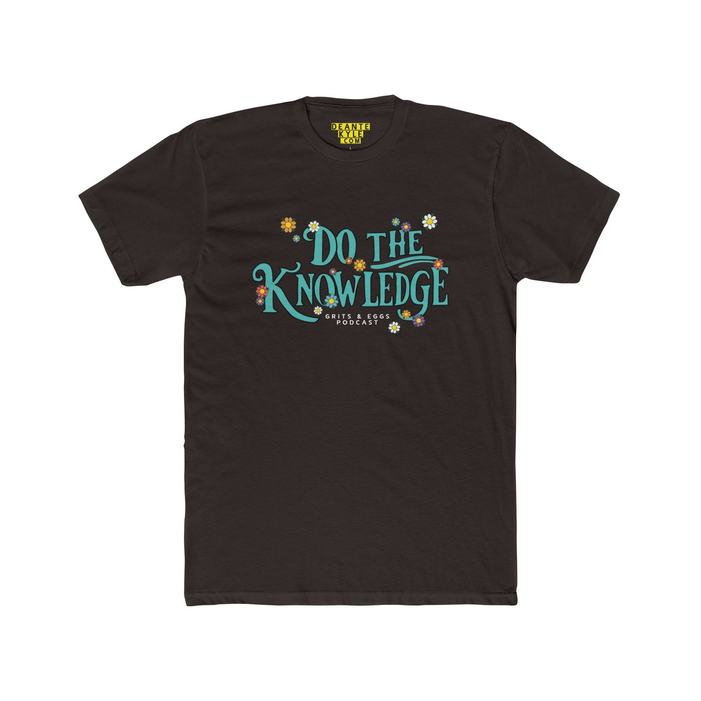 Do The Knowledge -  Teal Bloom Tee