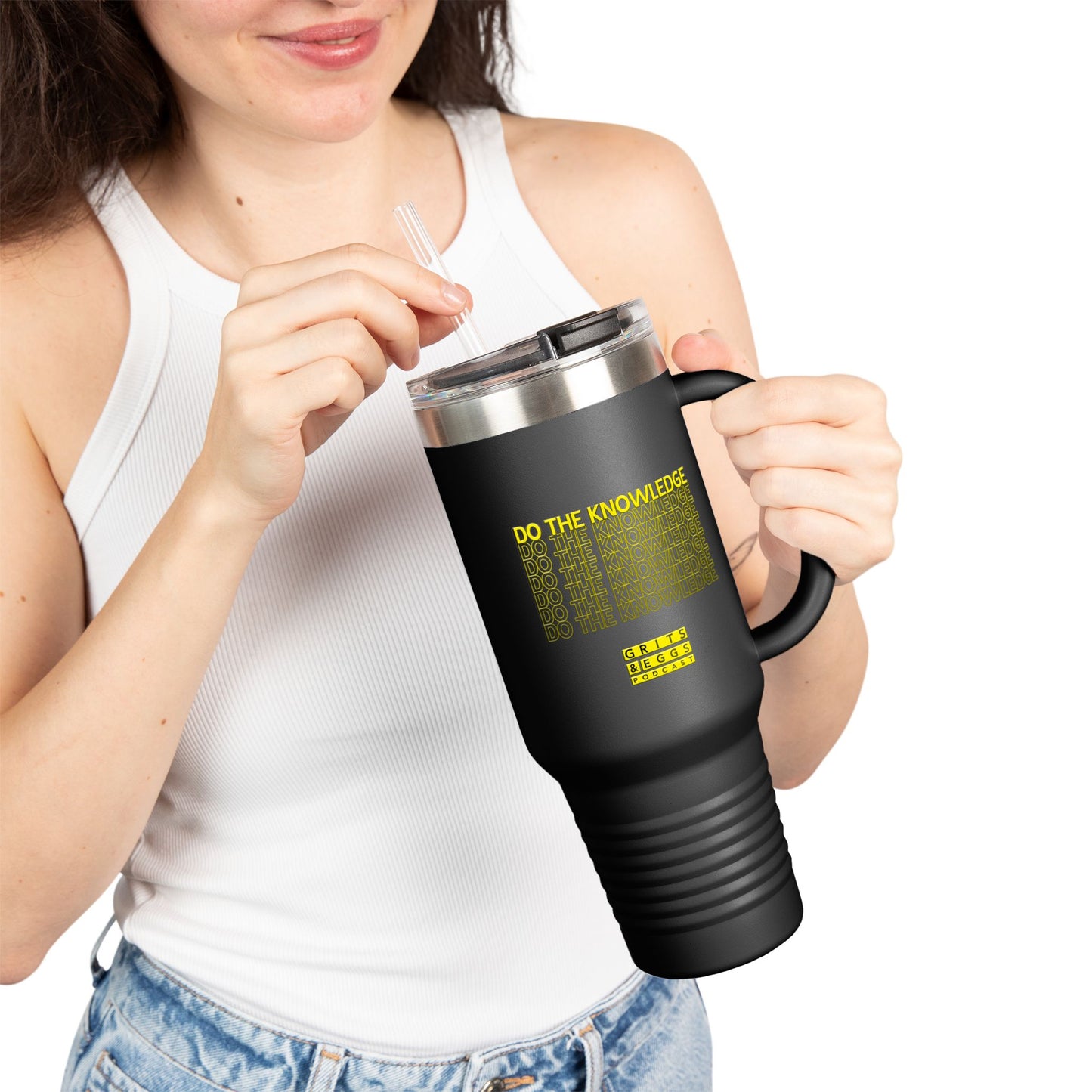 Do The Knowledge - Insulated Travel Mug, 40oz