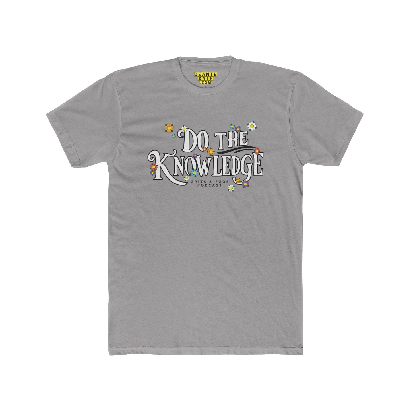 Do The Knowledge -  White Bloom Tee