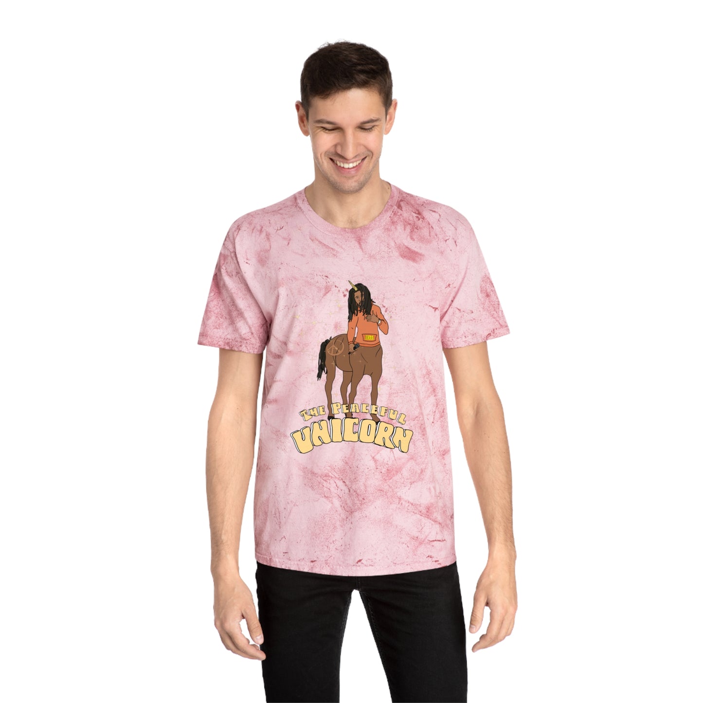 Peaceful Unicorn - Color Blast Tee