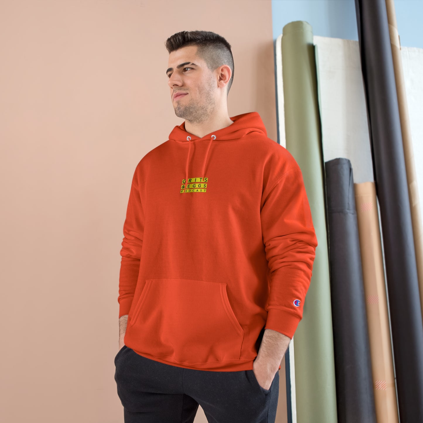 Signature G&E Logo - Champion Hoodie