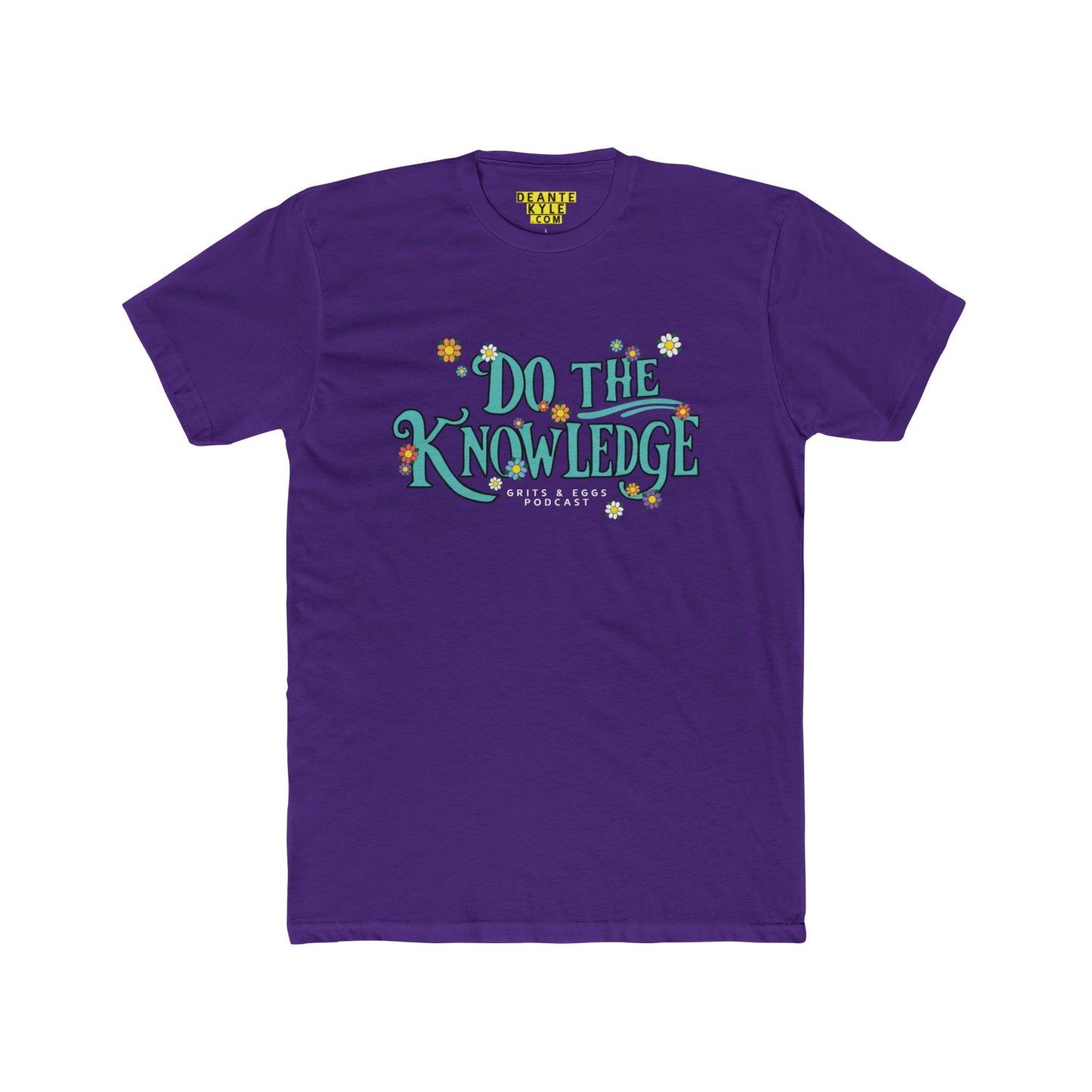 Do The Knowledge -  Teal Bloom Tee