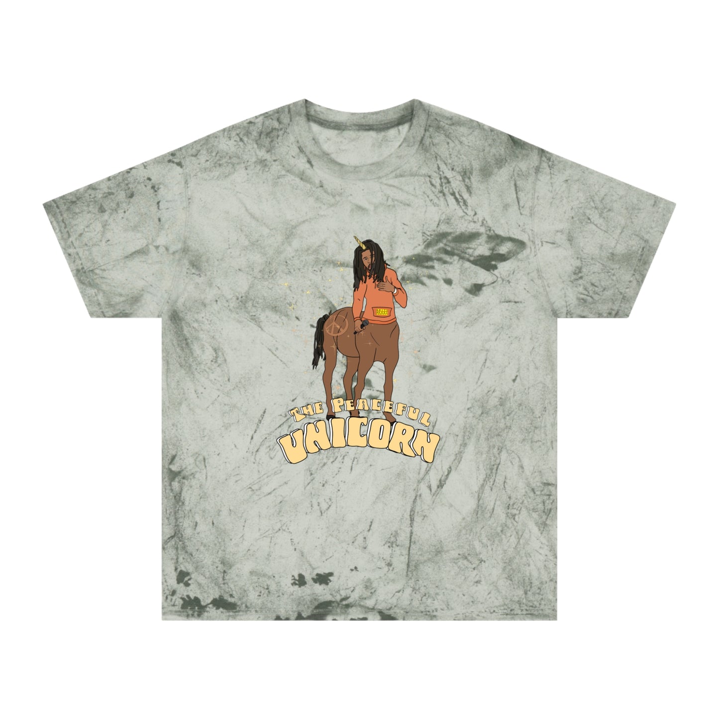 Peaceful Unicorn - Color Blast Tee