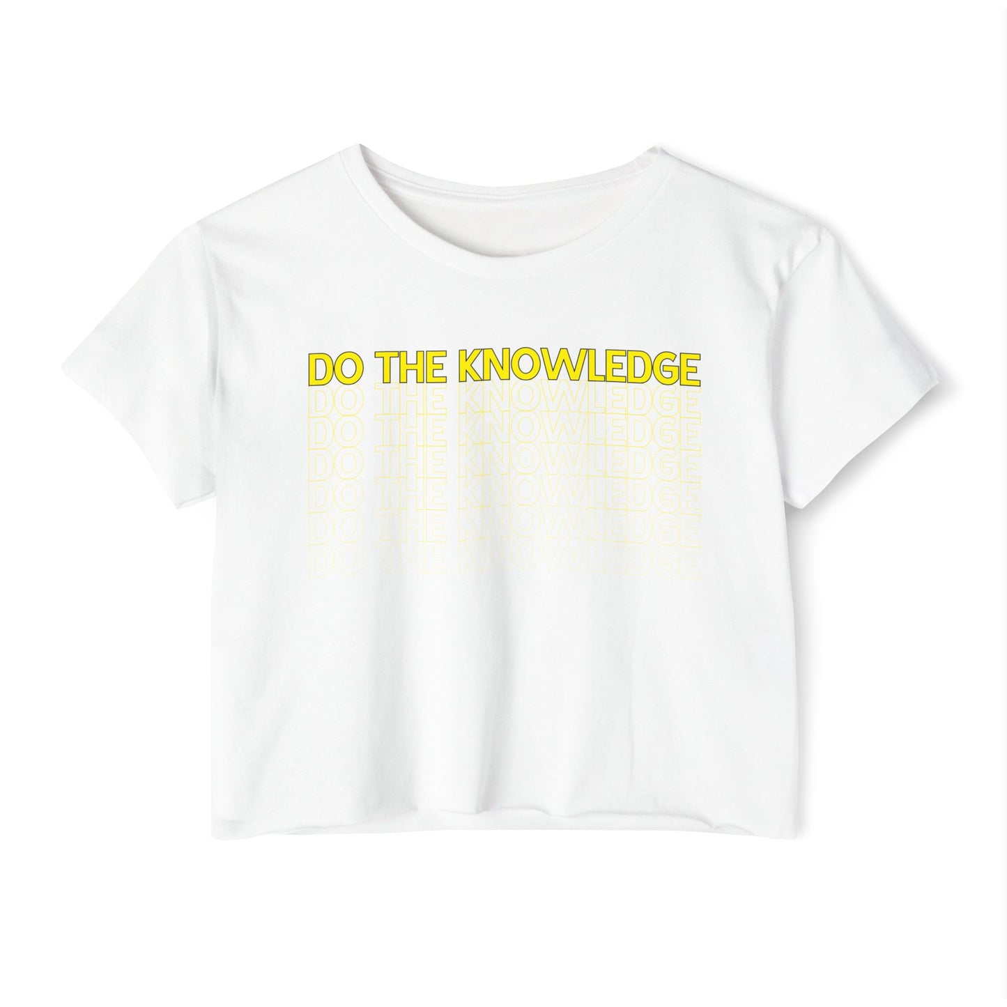 Do The Knowledge - Crop Top