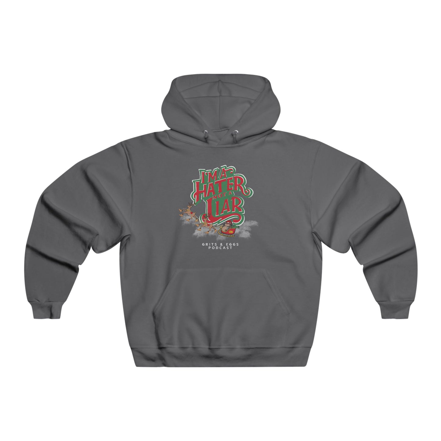 Holiday Edition Big Kat Sleigh I'ma Hater - Midweight Hoodie